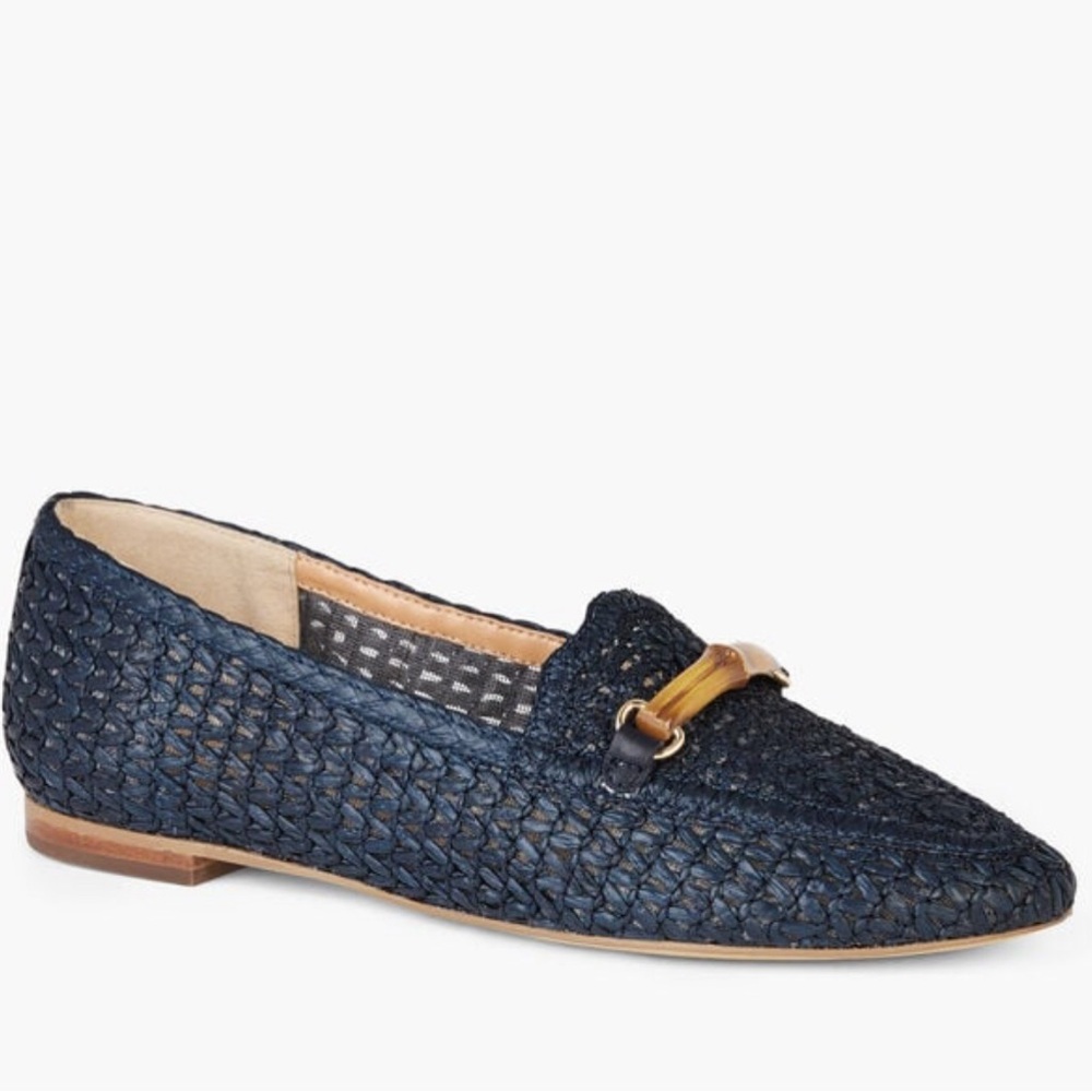 Talbots Ryan raffia loafers